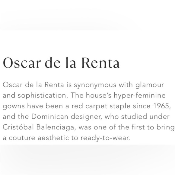 Oscar de la Renta • - Picture 7 of 9